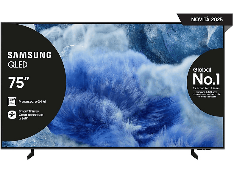 Samsung Qe75Q8Faauxzt TV Led, 75", Qled 4K