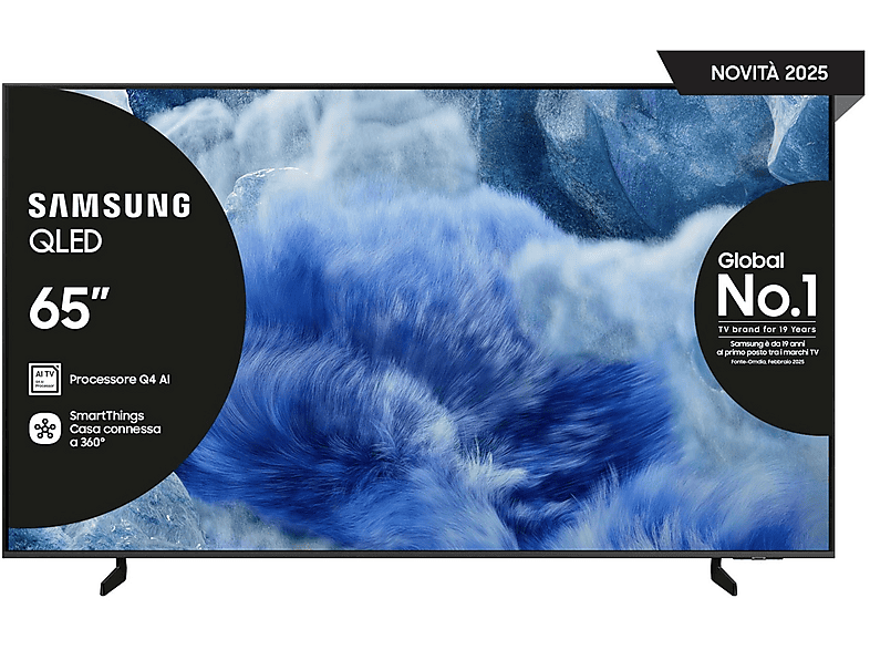Samsung Qe65Q8Faauxzt TV Qled, 65", Qled 4K