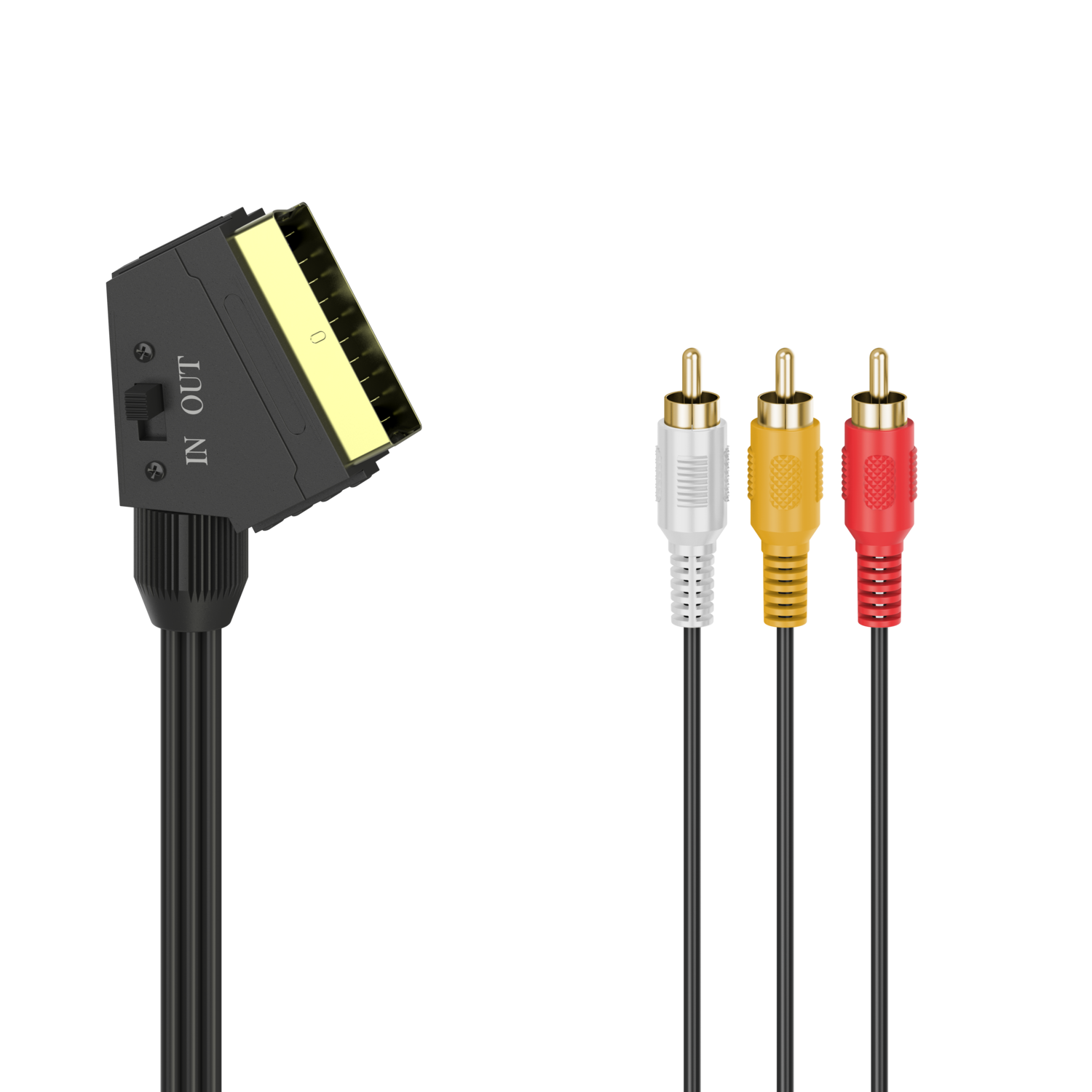 ISY Ihd-9048 Videocable Scart/3x 1.5m G Video Cable 15 M