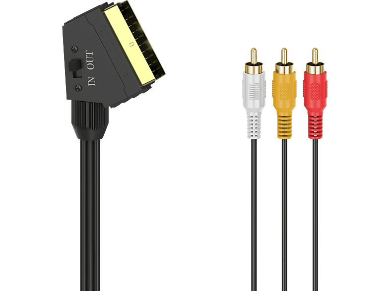 ISY Ihd-9048 Câble Vidéo PÉRITEL vers 3x RCA 1,5m