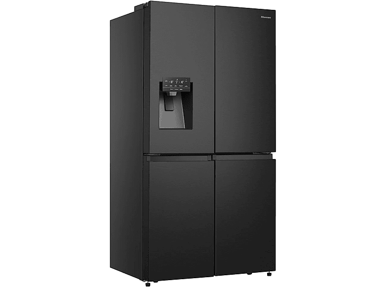 HISENSE RQ760N4SBFE Kühlgefrierkombination (584 l, E, 1785 mm hoch, Schwarz)