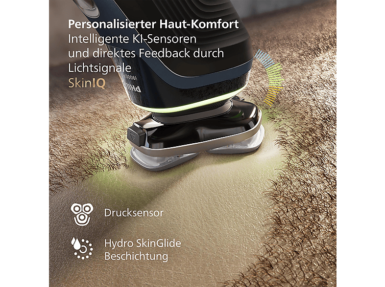 Thumbnail - PHILIPS XP9201/30 Elektrorasierer i9000 Prestige Mystic Aqua (Triple Action Lift & Cut-Rasiersystem, Dual SteelPrecision...