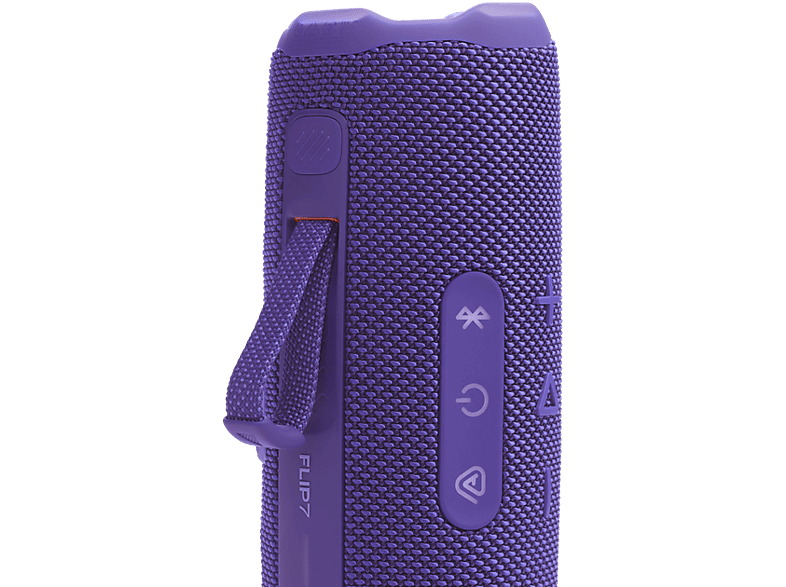 Altavoz inalámbrico - JBL Flip 7, 35W Potencia Total, Bluetooth, 16h Autonomía, IP68, Sonido Pro, AI Sound Boost, Compatible con Auracast, Morado – imagen 2