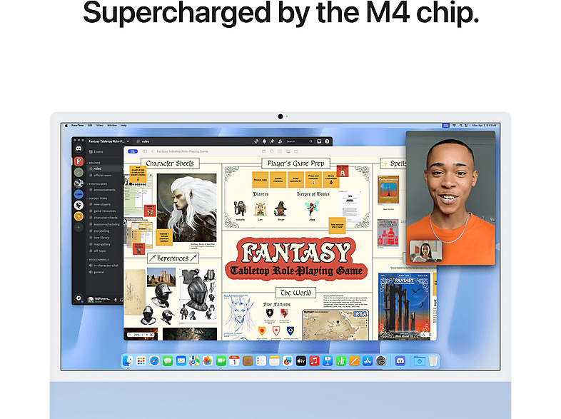 APPLE iMac (2024) All-in-One PC 23,5 Zoll, 5K Ultrawide, APPLE M4 Chip 10-Core CPU, 16 GB RAM, 512 GB, macOS, Blau — Foto 5 von 5