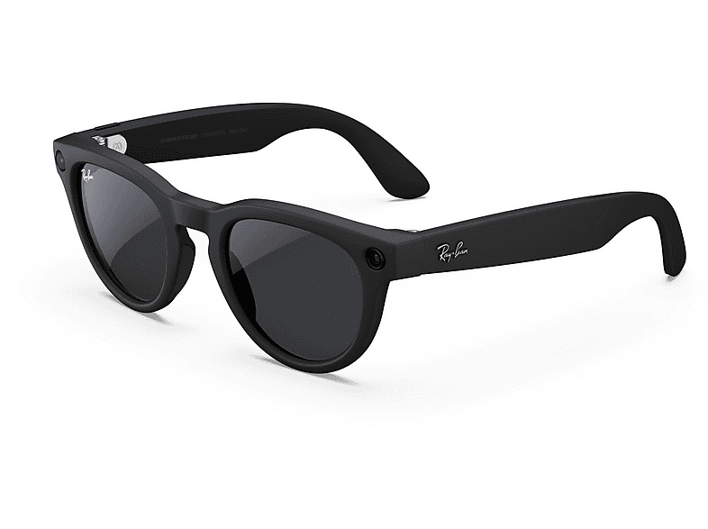 Ray-Ban Meta Headliner, matt Schwarz, selbsttönend, Klar - Grau, AI Glasses