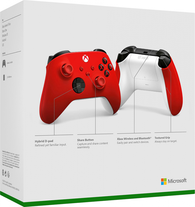 Manette Xbox Sans Fil Velocity Green (pour Series X/S, Xbox One, IOS) - Neuve