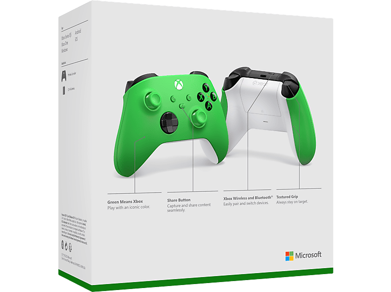 Microsoft Xbox Wireless Controller - Velocity Green Series X S, One, and Windows Devices — Foto 5 von 5