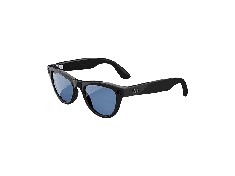 Ray-Ban Meta Skyler, glänzend Schwarz, selbsttönend, Klar - Himmelblau, AI Glasses