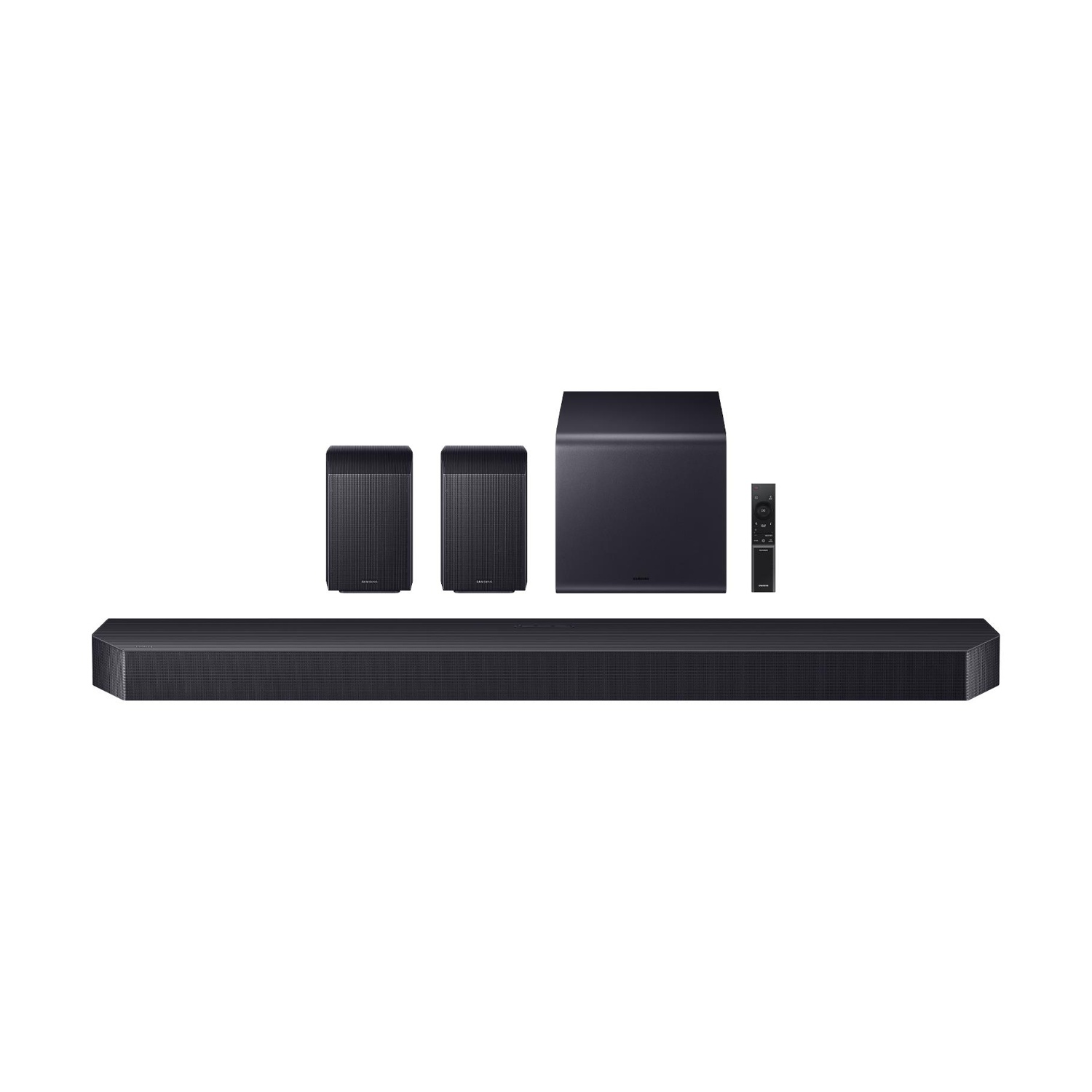 SOUNDBAR + SUBWOOFER SAMSUNG HW-Q990F/ZF 11.1.4 canali, Potenza Max 210 W, Cassa wireless, Black