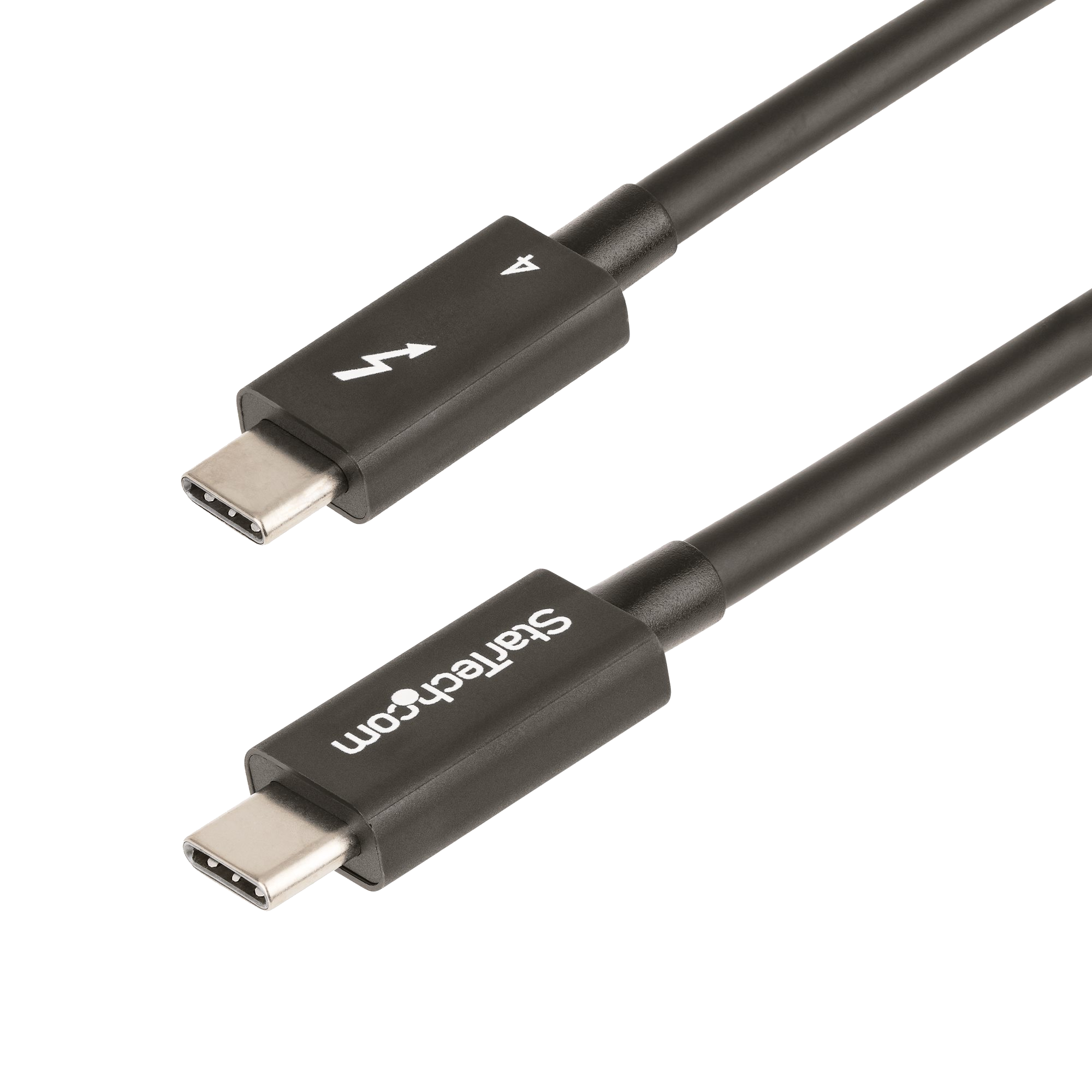 STARTECH.COM Thunderbolt 4 összekötő kábel, 40Gbps, 100 W PD, 4K/8K, 50 cm, fekete (TBLT4MM50CM)