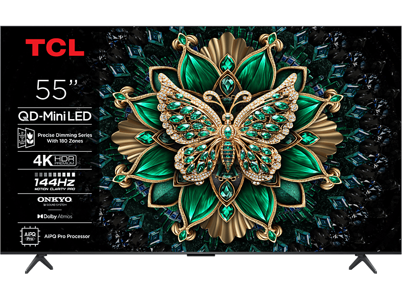 Tcl 55c6k Qd-miniled Google Tv (2025) 2025 Ultra Hd 4k 140 Cm / 55 Inch
