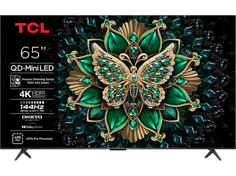 Tcl 65c6k Qd-miniled Google Tv (2025) 2025 Ultra Hd 4k 165 Cm / 65 Inch