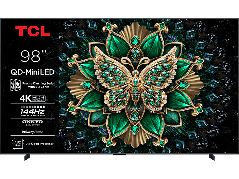 Tcl 98c6k Qd-miniled Google Tv (2025) 2025 Ultra Hd 4k 249 Cm / 98 Inch