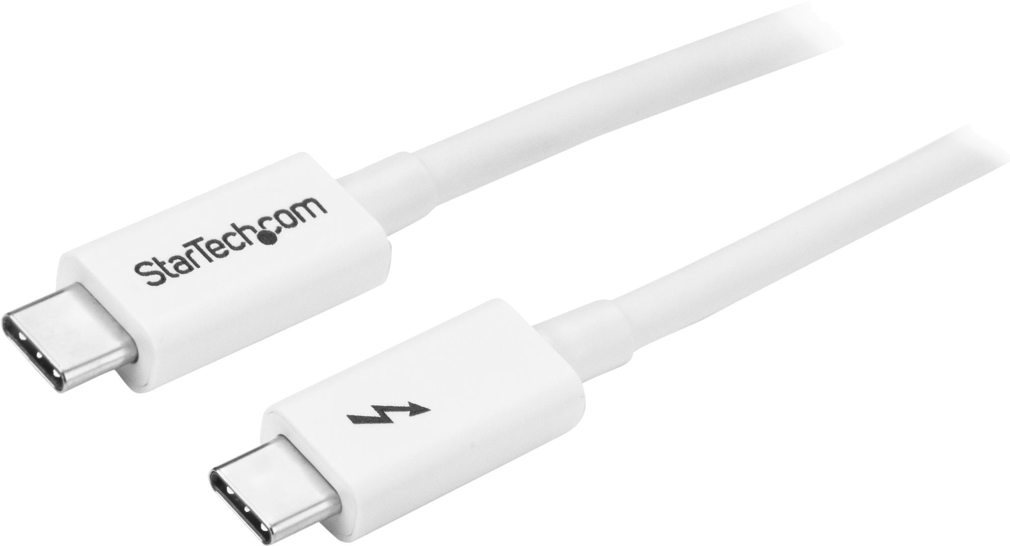 STARTECH.COM Thunderbolt3 kábel, 20 Gbps, max 100W, 1 méter, fehér (TBLT3MM1MW)