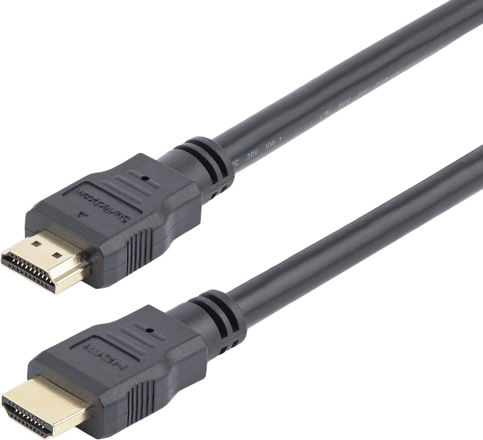 STARTECH.COM HDMI összekötő kábel, 4K, 2 méter, fekete (HDMM2M)