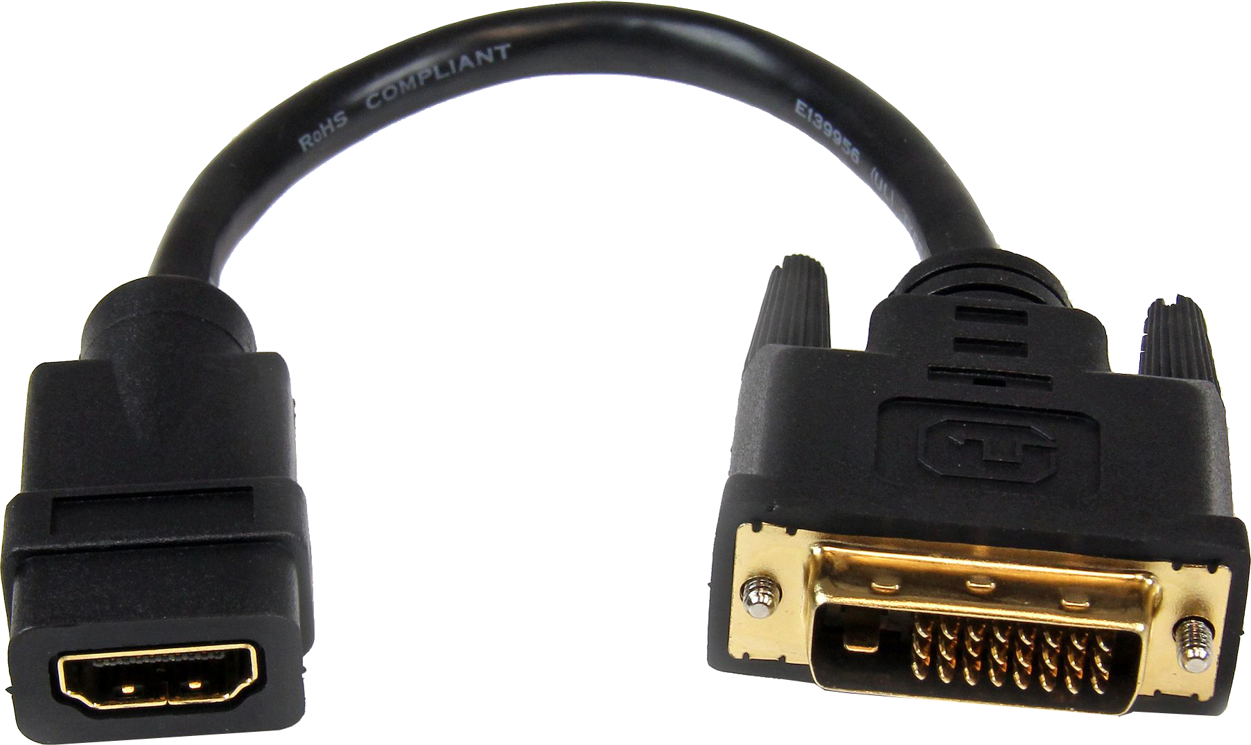 STARTECH.COM HDMI anya - DVI-D apa adapter, 20cm (HDDVIFM8IN)