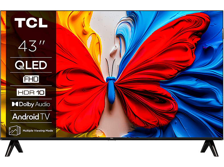 Tcl 43s5k Fhd Qled Android Tv (2025) 2025 Full Hd 109 Cm / 43 Inch