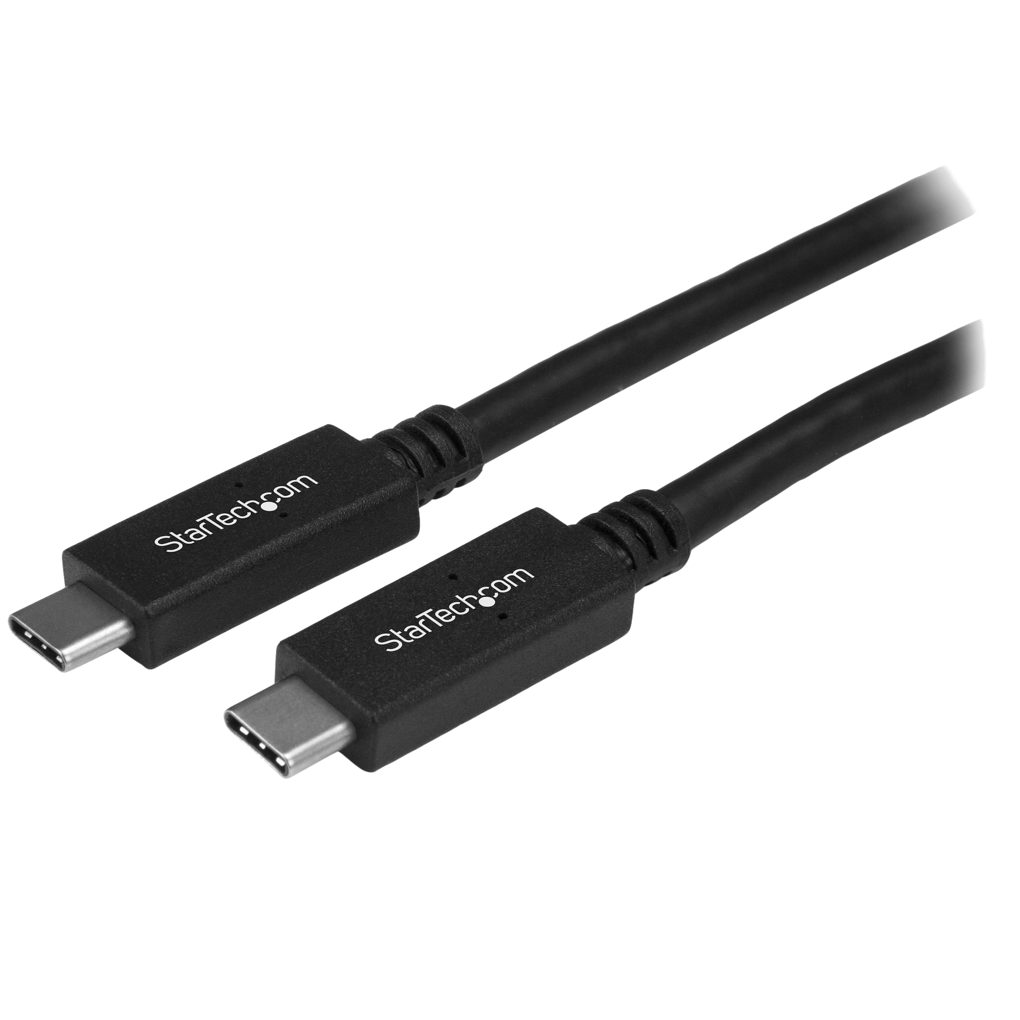 STARTECH.COM USB-C 3.2 Gen1 összekötő kábel, 4K, PD 60W, 1 méter, fekete (USB315CC1M)