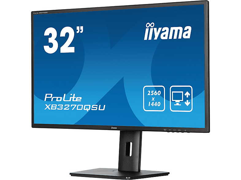 Thumbnail - IIYAMA ProLite XB3270QSU-B1 31,5 Zoll QHD Business Monitor (3 ms Reaktionszeit, 100 Hz)