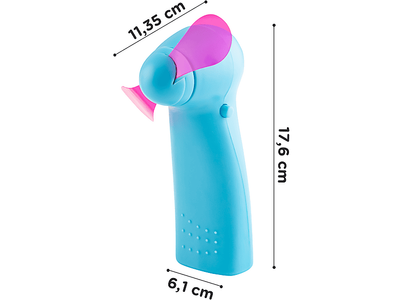 Thumbnail - OK. OHF 122 Mini Handventilator Farbauswahl nicht möglich/Gelb oder Türkis Pink (2,6 Watt)