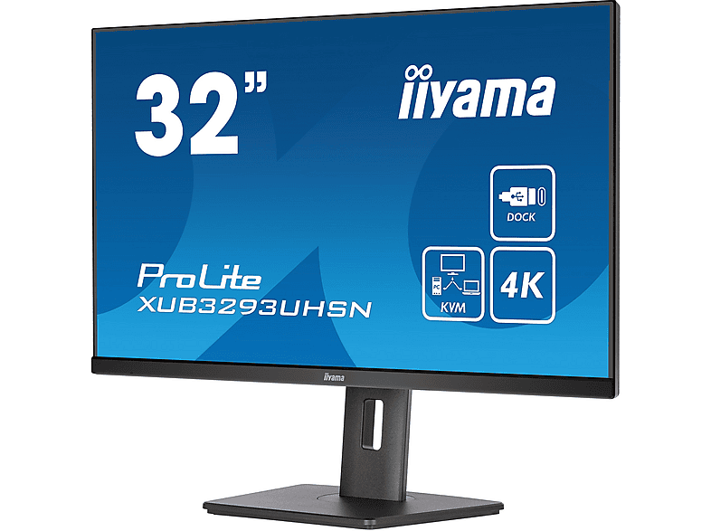 Thumbnail - IIYAMA ProLite XUB3293UHSN-B5 31,5 Zoll UHD 4K Business Monitor 4 ms Reaktionszeit 60 Hz
