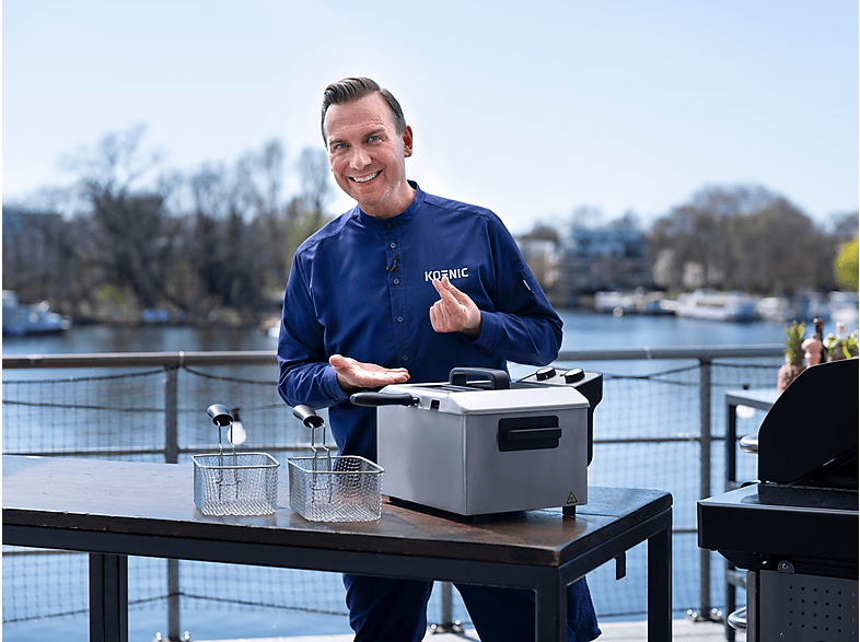KOENIC KDF-TR 5325 M Fritteuse 3270 Watt Edelstahl
