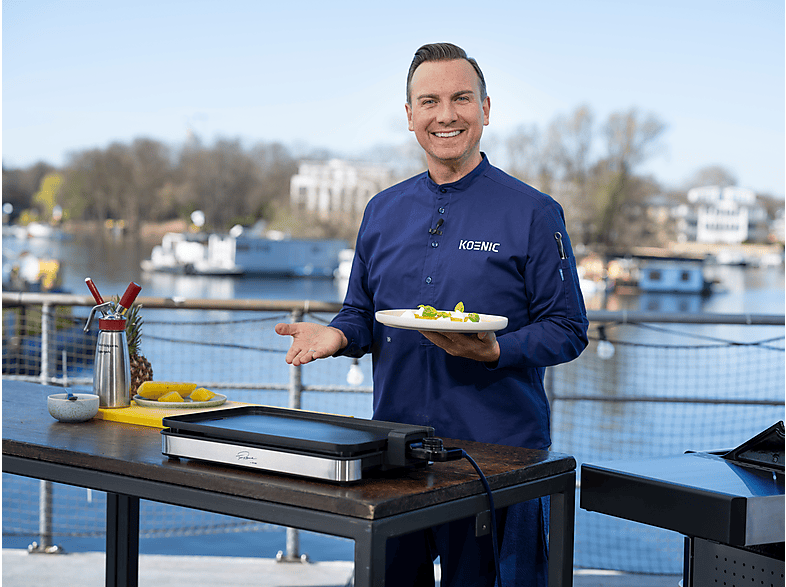 Thumbnail - KOENIC KTY-TR 2025 Teppan Yaki Tischgrill, Schwarz (2000 Watt)