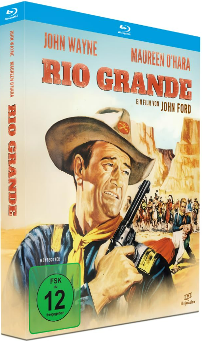 DVD-Hülle des Films 'Rio Grande' mit John Wayne.