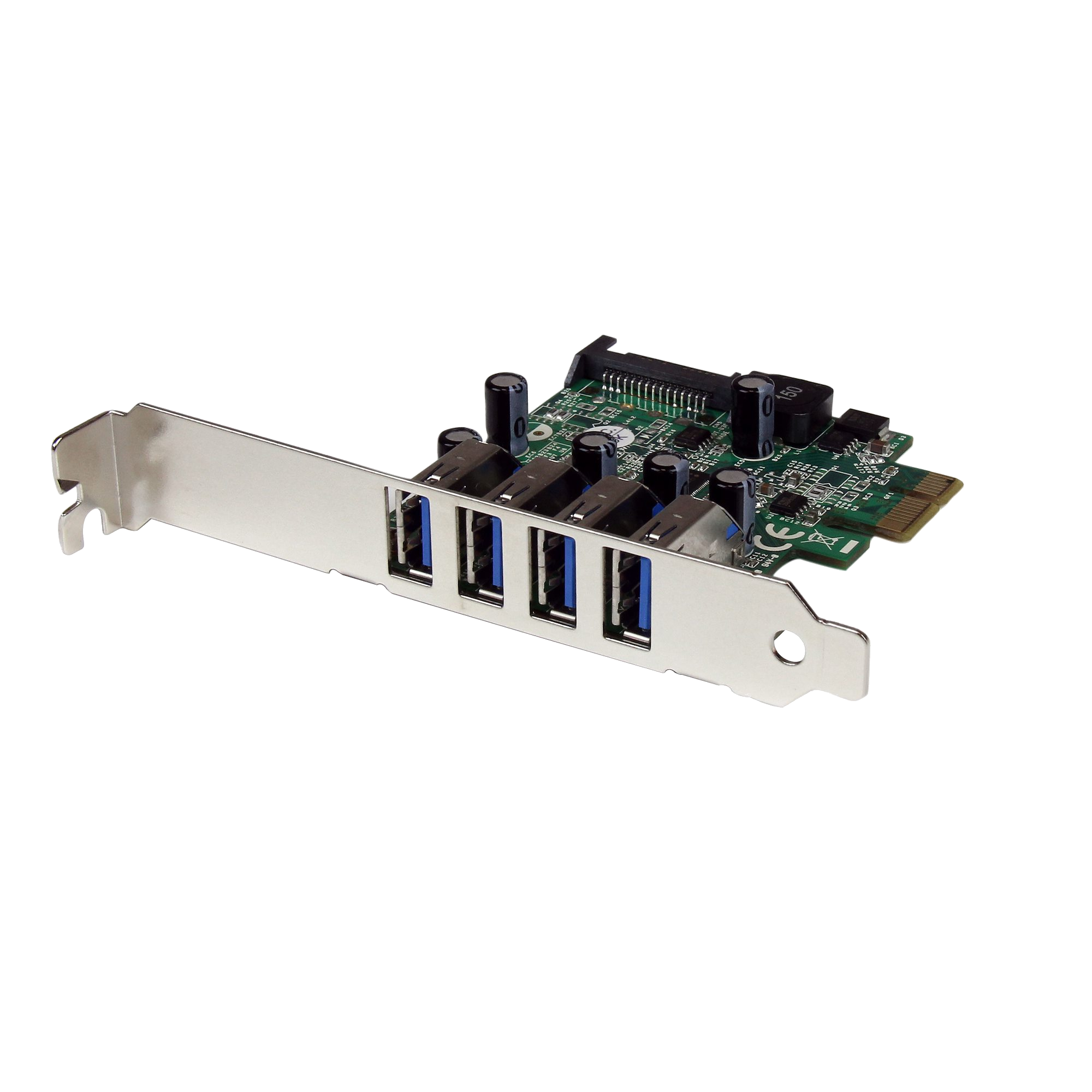 STARTECH.COM 4 portos USB-A 3.0 PCIe x1 vezérlőkártya (PEXUSB3S4V)