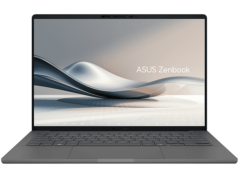 Asus Zenbook A14 Ux3407, 14", processore Qualcomm Snapdragon X X1 26 100, 16 GB, 512 GB Ssd, Grey Notebook
