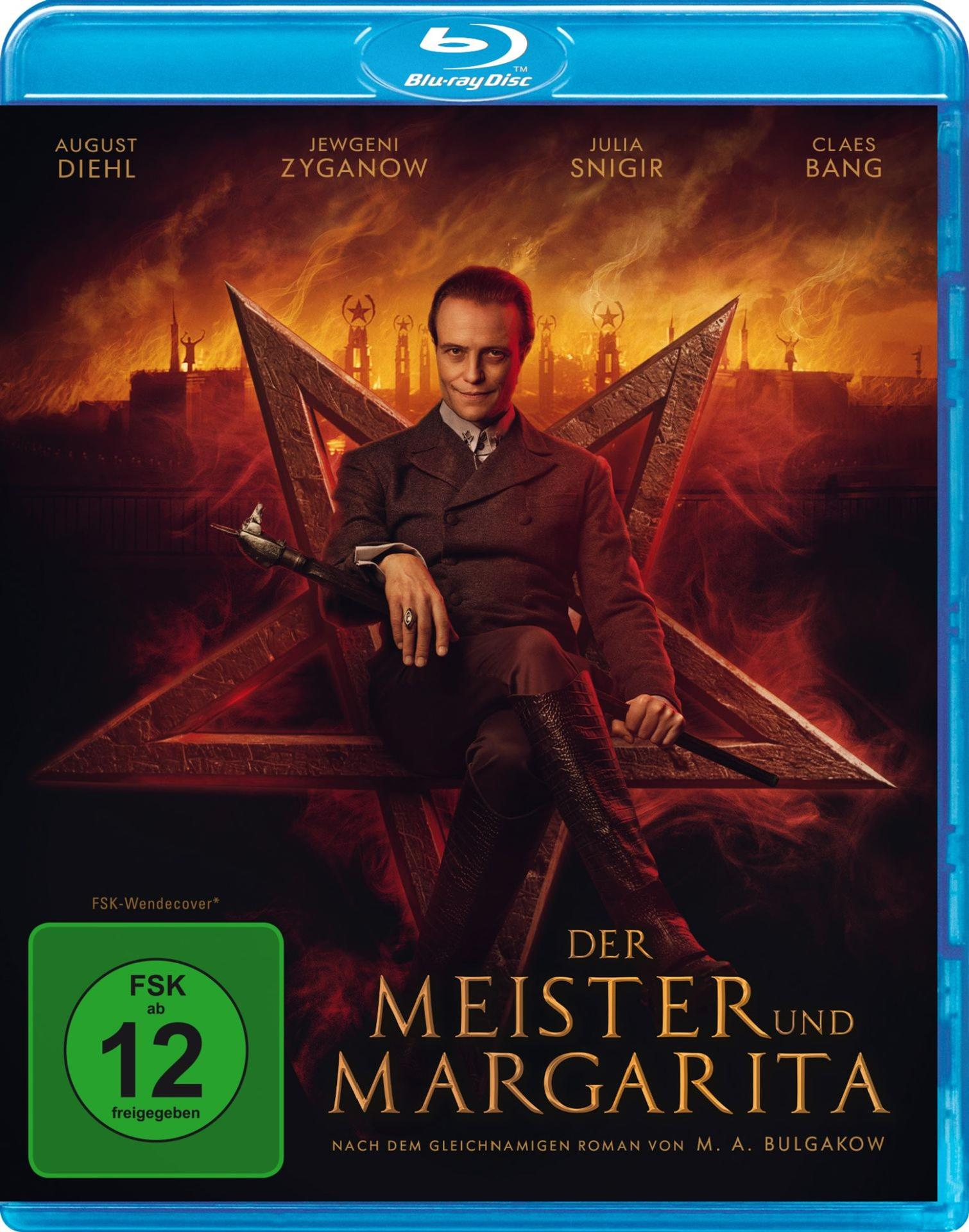 Blu-ray-Disc-Hülle mit einem Mann in einem dunklen Mantel, der auf einem Stern sitzt. Text auf Deutsch.