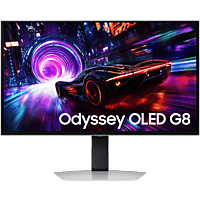 MediaMarkt SAMSUNG Odyssey OLED G8 LS27FG812SUXEN - 27 inch - 3840 x 2160 (Ultra HD 4K) - 0.03 ms - 240 Hz aanbieding