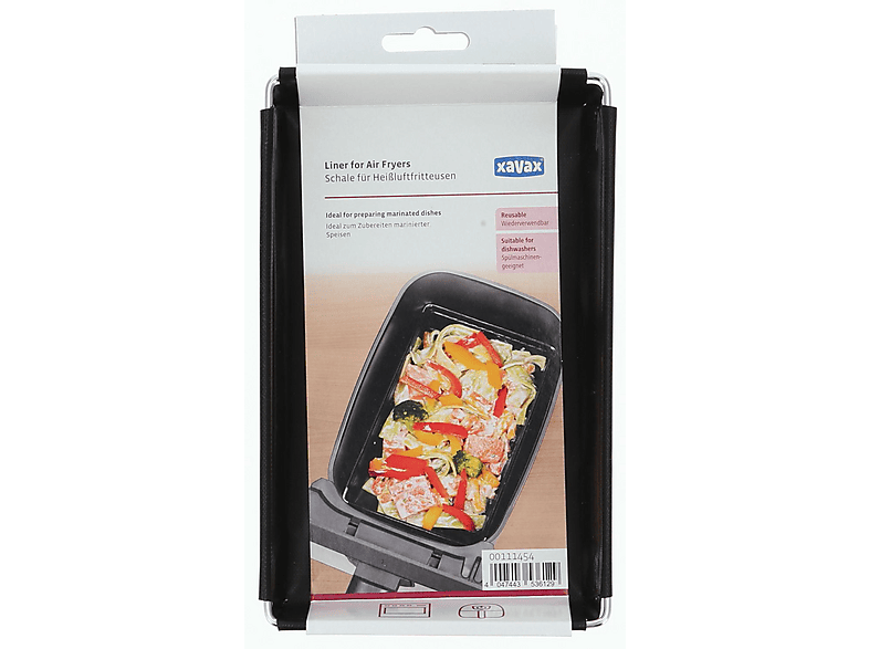 Xavax 00111454 Einsatz für Heißluftfritteusen 12.5 x 20 cm; Einsatz für Airfryer — Foto 4 von 4