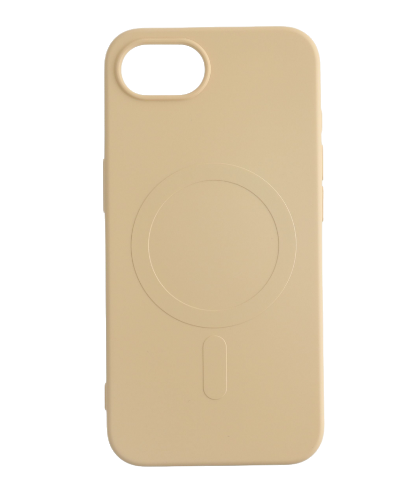 CASE AND PRO iPhone 16e mágneses szilikon tok, édes barack (MAG-IPH16E-PE)