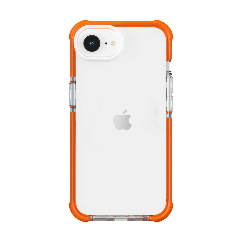 CASE AND PRO iPhone 16e ütésálló szilikon hátlap, narancs (SCK-IPH16E-O)