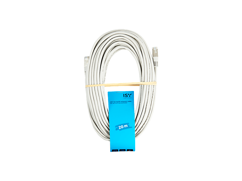 ISY IPC-1001 Cat 5e F/UTP-Netzwerkkabel, 20 Meter, Weiß — Foto 2 von 2