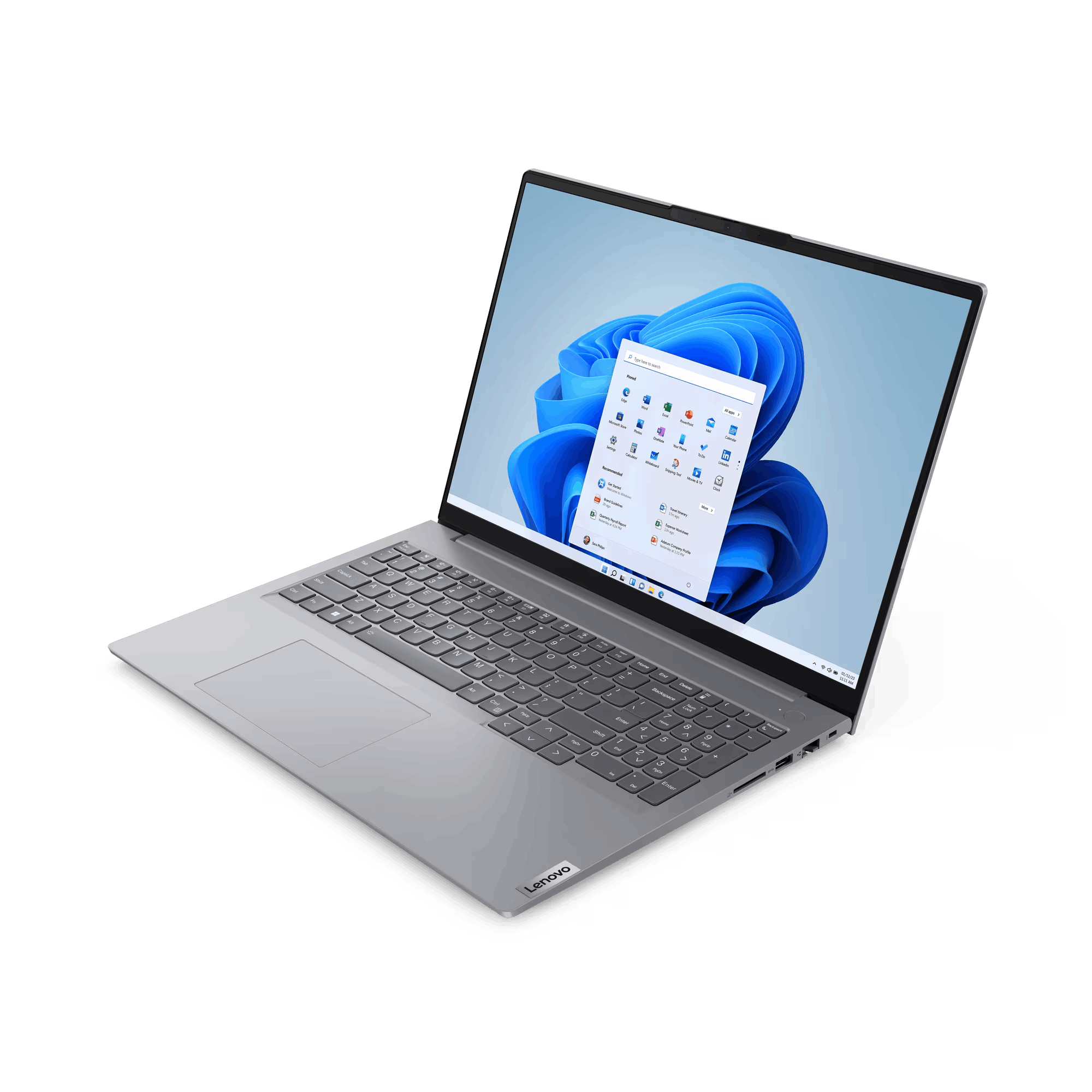 Portátil - Lenovo ThinkBook 16 G6 ABP Profesional, 16" WUXGA, AMD Ryzen™ 5 7530U, 16GB RAM, 512GB SSD, Radeon™ Onboard Graphics, Windows 11 Pro, Gris