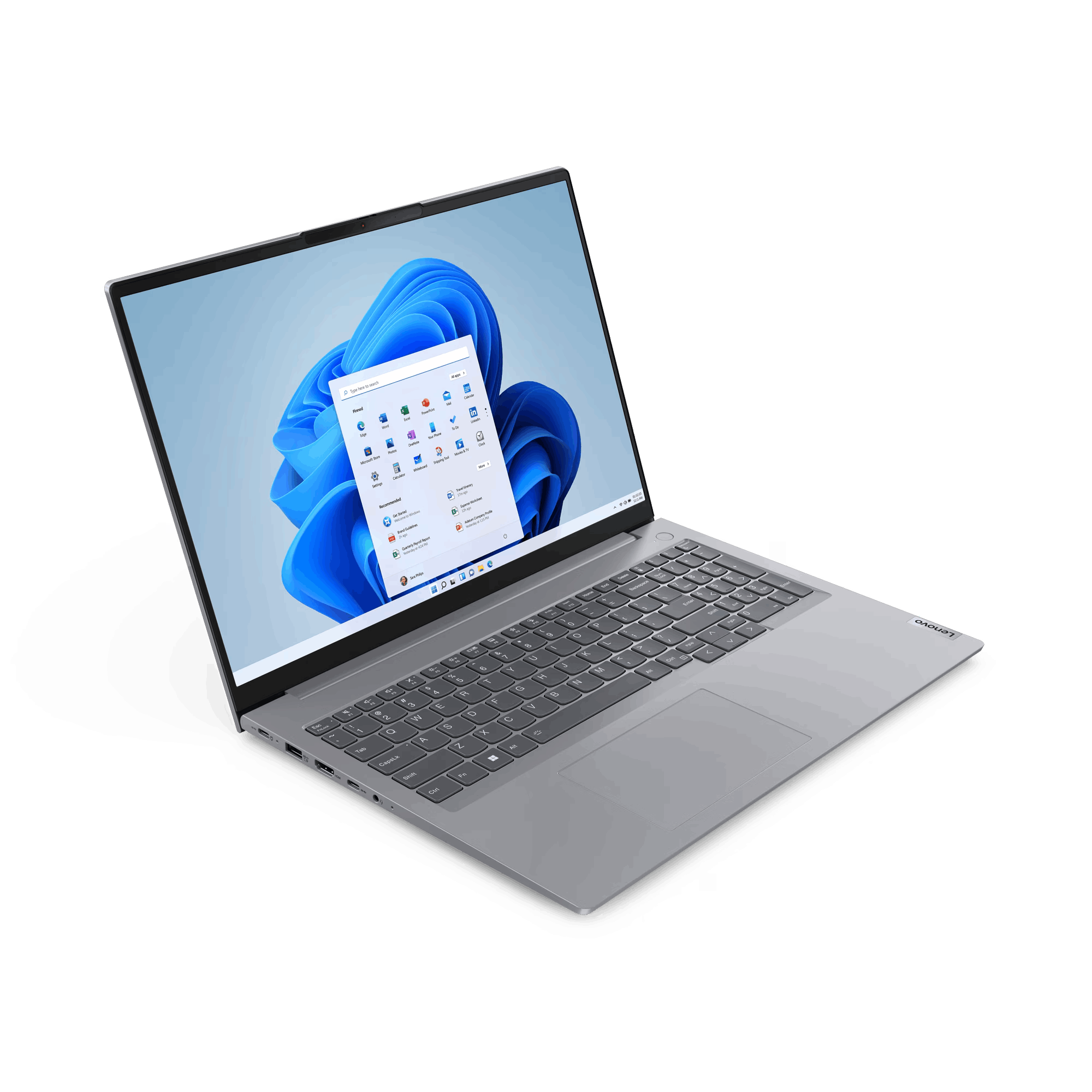 Portátil - Lenovo ThinkBook 16 G6 ABP Profesional, 16" WUXGA, AMD Ryzen™ 5 7530U, 16GB RAM, 512GB SSD, Radeon™ Onboard Graphics, Windows 11 Pro, Gris
