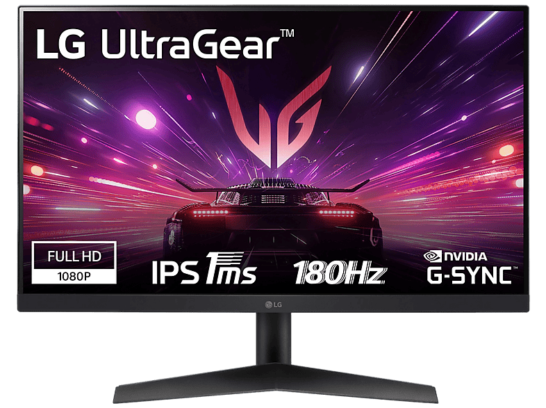 LG ultragear ゲーミングモニター 24GS60F-B 24” monitor do gier UltraGear™ Full HD IPS | 180 Hz, IPS 1ms