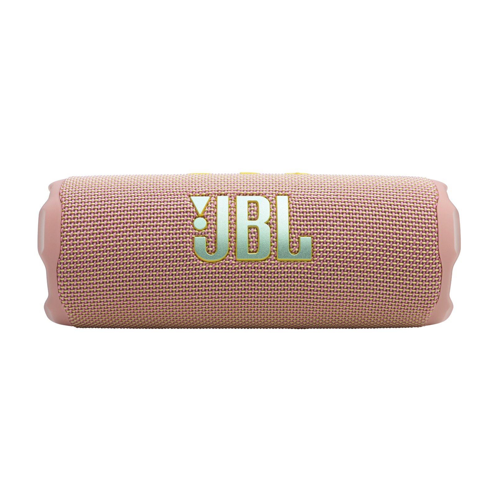 Pembe JBL hoparlör, silindirik şekil.