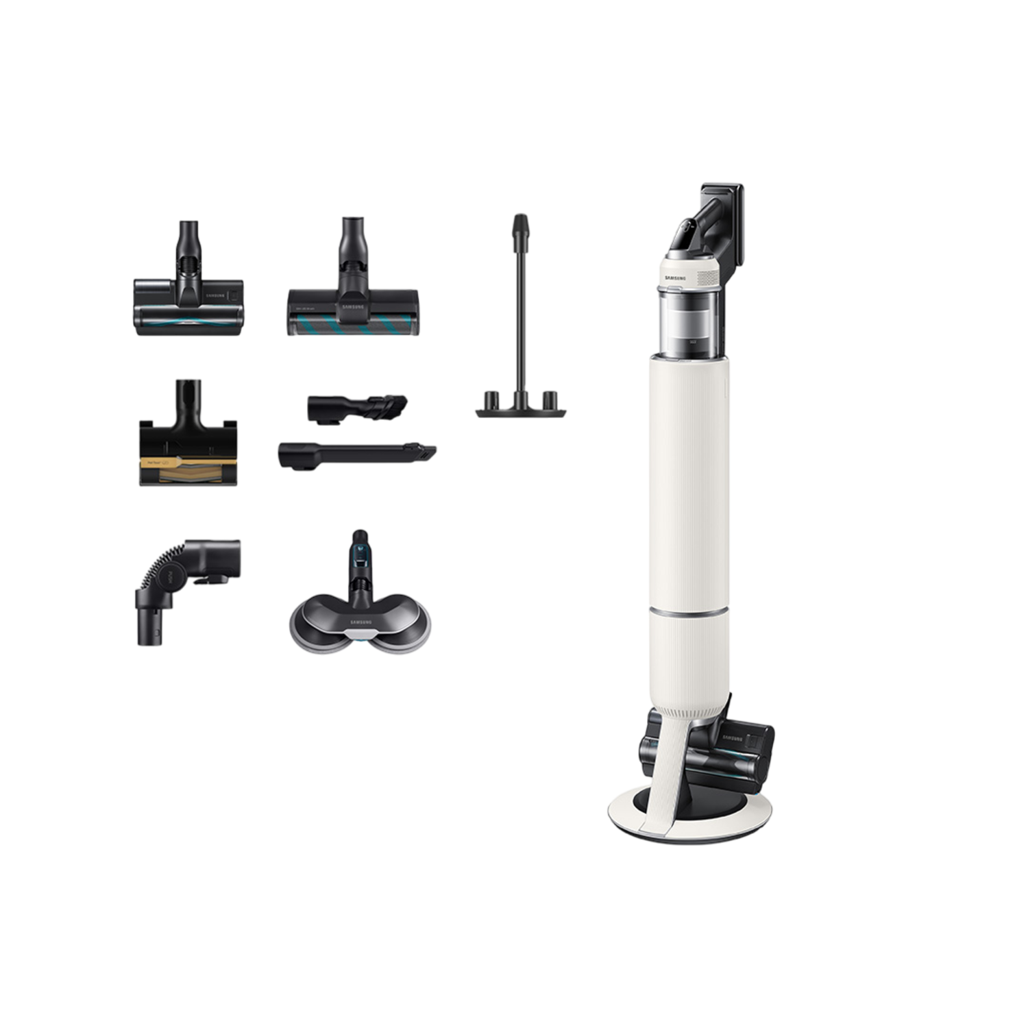 Samsung Bespoke Jet Ai Lite Pro Extra Steelstofzuiger Vs80f28dgs Incl. Kruimelzuiger Santorini Beige