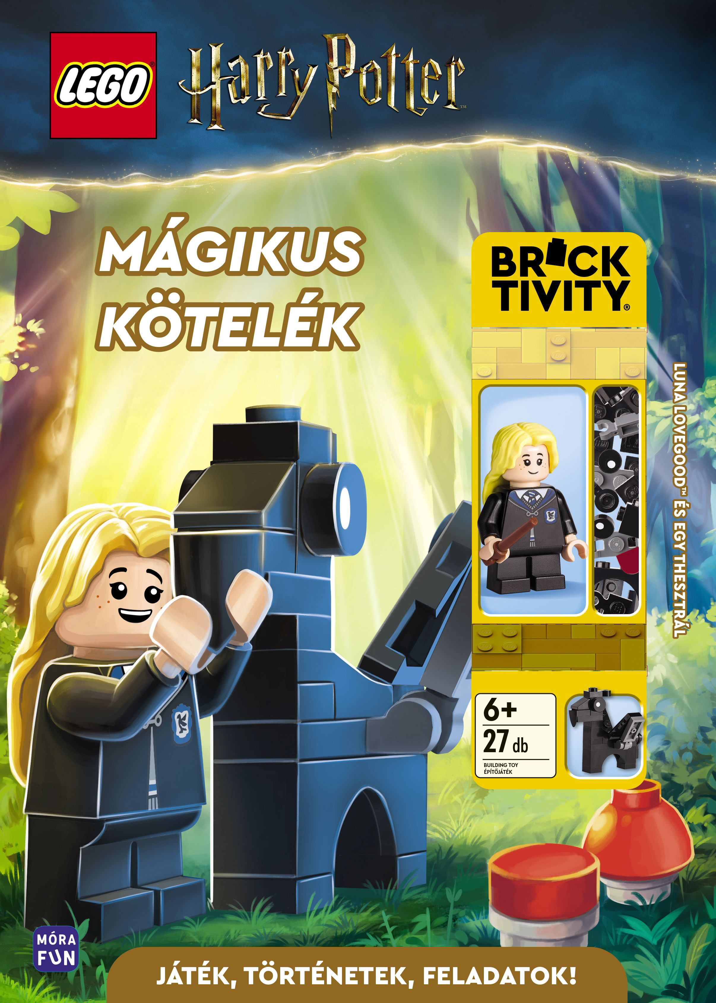 Móra Kiadó - LEGO Harry Potter Mágikus kötelék + ajándék Luna Lovegood és egy thesztrál minifigurával