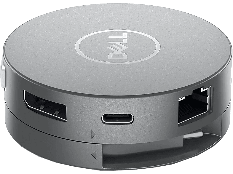 Dell DA310, 2x USB-A, 1x USB-C, HDMI, DisplayPort, VGA, RJ-45, Plateado