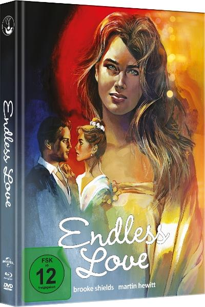 DVD-Cover: Mann und Frau stehen sich gegenüber. Titel: 'Endless Love'. Frau hat lange Haare.