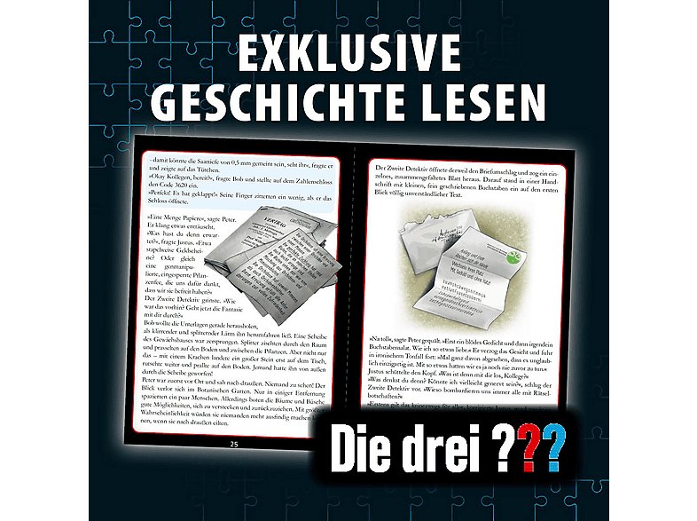 Thumbnail - KOSMOS Krimipuzzle Die drei ??? Blüte des Verderbens Familienspiel Mehrfarbig