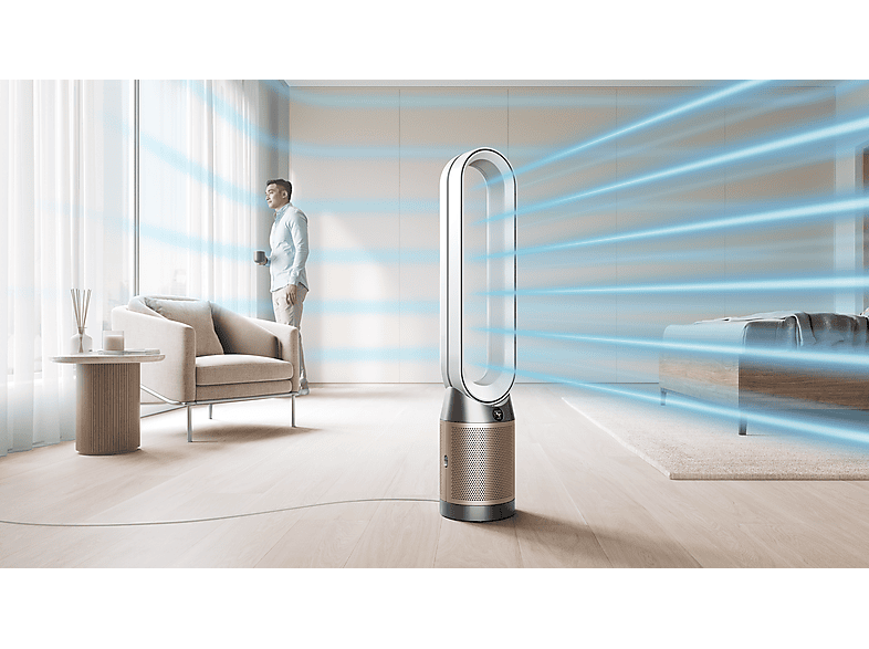 Oczyszczacz powietrza DYSON Purifier Cool PC2 De-NOx Biało-srebrno-złoty – zdjęcie 3