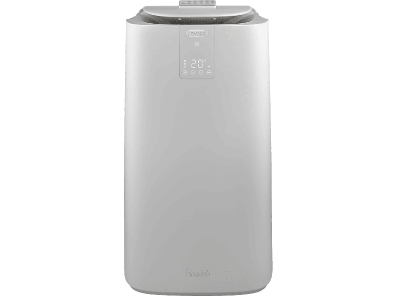 DELONGHI Pinguino PAC AP98 GentleJet, Wohlfühlklima, 3-in1: Kühlung, Entfeuchtung, Ventilation, sanfte Luftverteilung, leises mobiles Klimagerät Weiß/Elfenbeinweiß (Max. Raumgröße: 100 m³, EEK: A+)