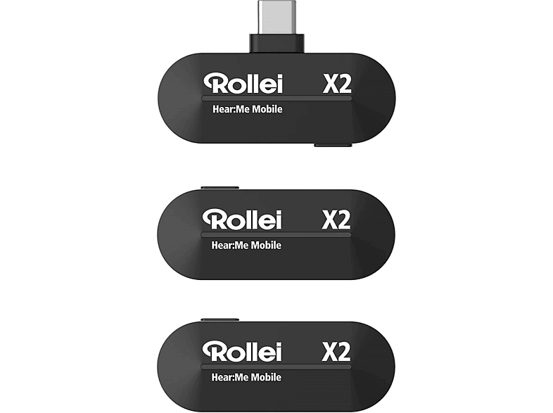 ROLLEI Hear:Me Mobile X2 Mini Lavalier Mikrofon-Set