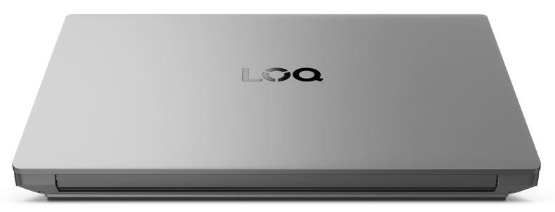 Silberner Laptop geschlossen, mit dem LQO-Logo oben, vor weißem Hintergrund.