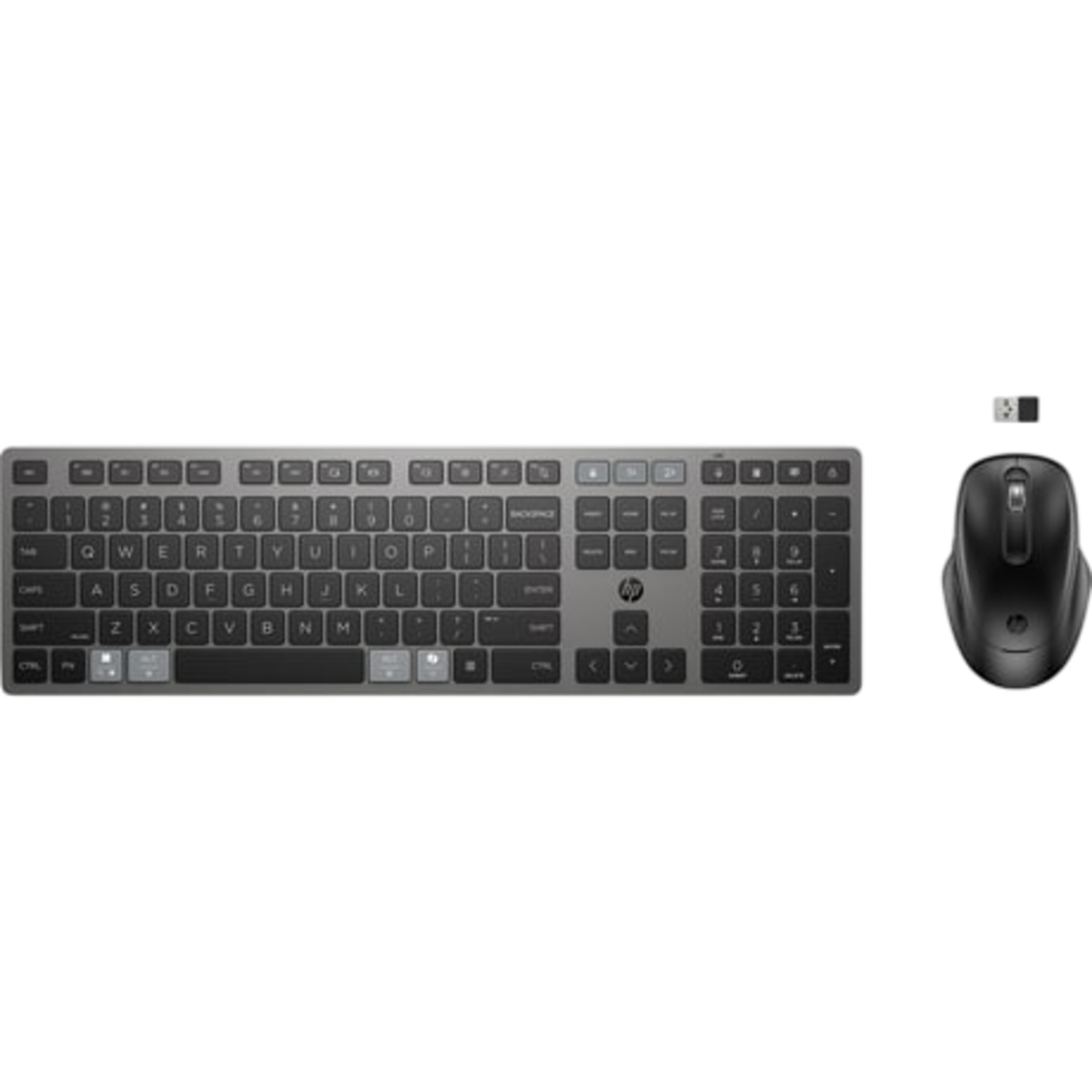 Hp 720 Multi-device Combo Draadloos Toetsenbord En Muis Zwart